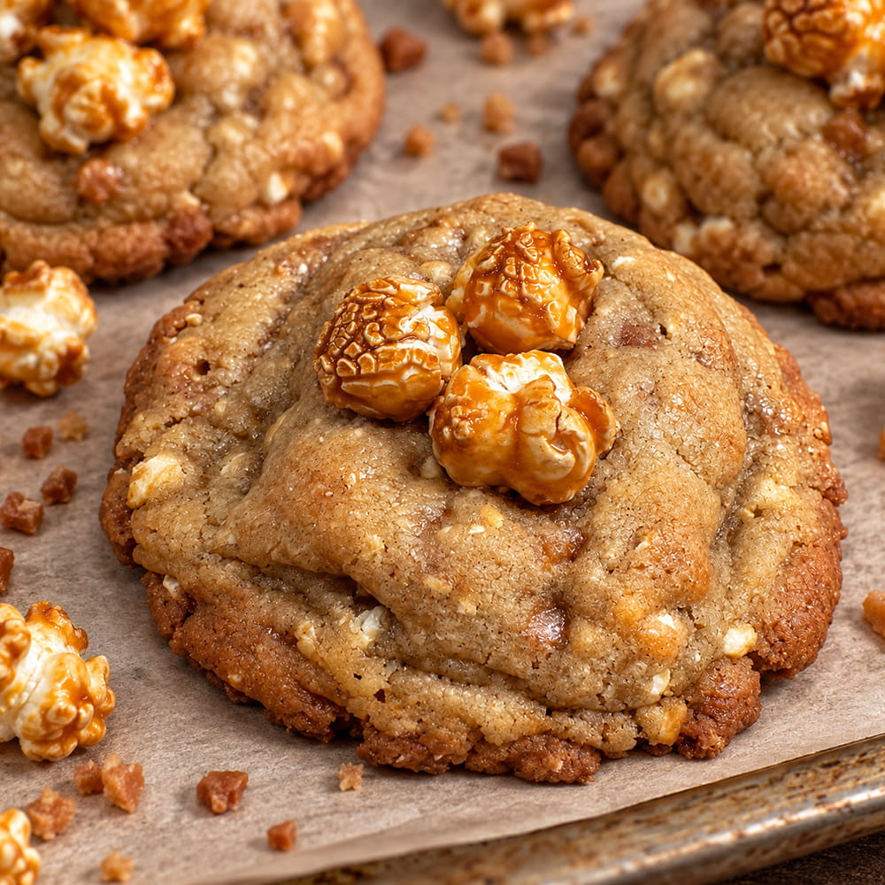 Caramel Popcorn Cookie