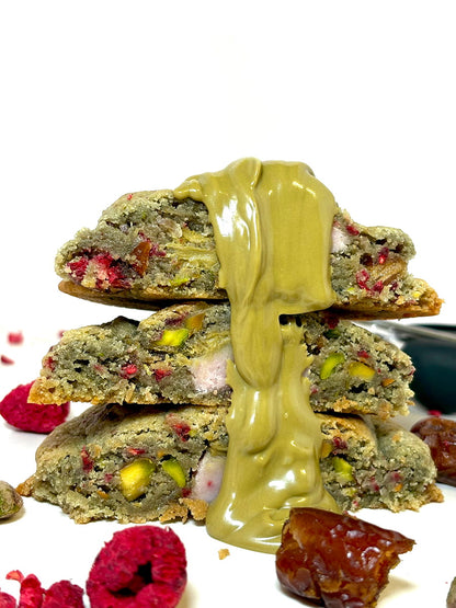 Raspberry Pistachio & Date Cookie