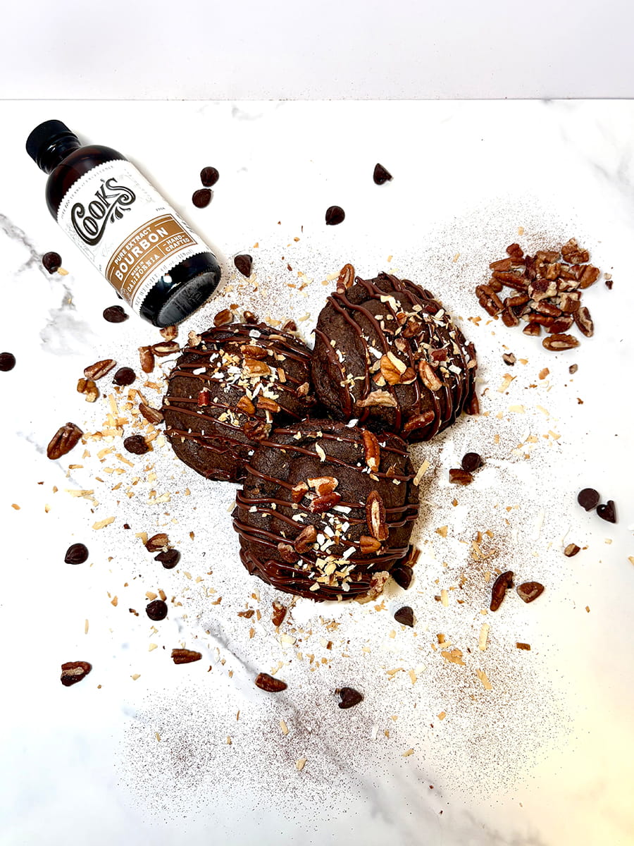 Bourbon German Chocolate Cookie